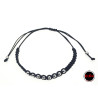 HILO NEGRO C/ 8 BOLITAS REGULABLE PULSERA / TOBILLERA