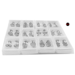 BLISTER x12 PARES DE ABRIDORES TODOS DISTINTOS C:I12 ARO