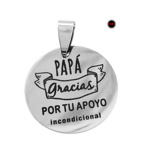 PAPA GRACIAS POR TU APOYO DIJE