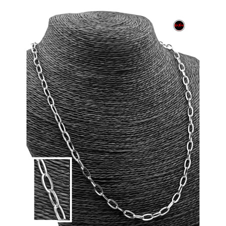 OVALADO CLIP 1.2 (5*10MM) - 60 CM CADENA