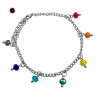 SIETE CHAKRAS 20 + 3 CM PULSERA / TOBILLERA