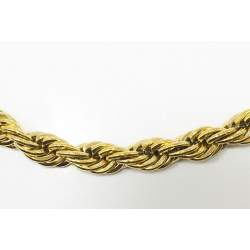 SOGA 0.5 (2MM) - 18CM ACERO DORADO PULSERA