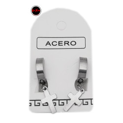 BLISTER x12 PARES BISAGRA C/ CRUCES TEMPLARIA EN PUNTA Y CRUCES RECTAS ARO