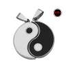 YIN Y YANG CHICO 22MM COMPARTIR DIVISIBLE MACIZO DIJE