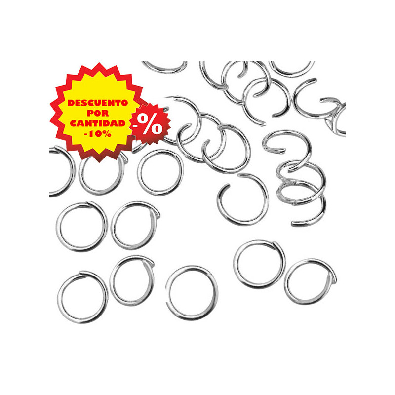 BLANCO 0.8*6MM  * (50 UNIDADES) ARGOLLAS DE UNION