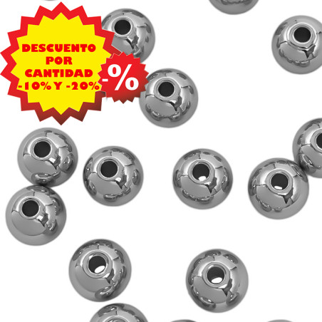 8MM*(PERFORACION 2MM) X (50 UNIDADES) BOLITA PERFORADA FORNITURA