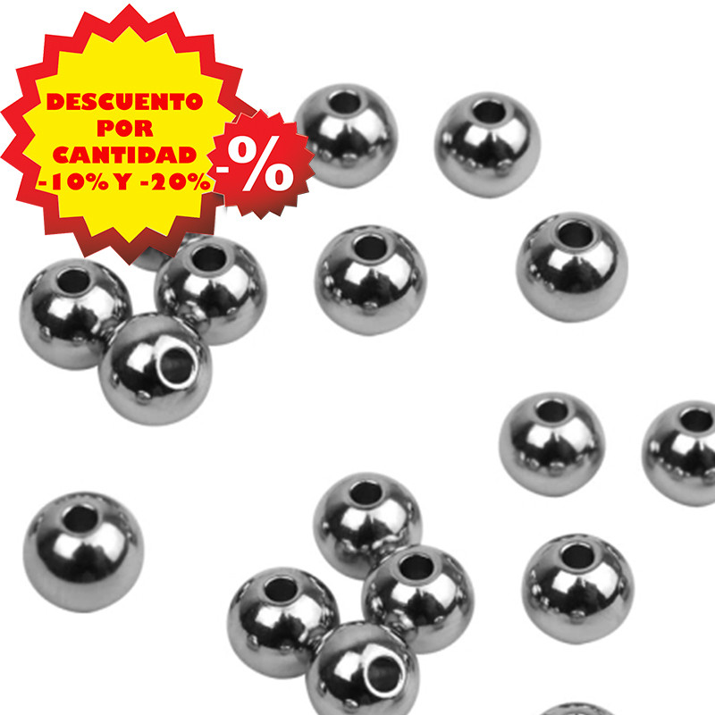6MM X (PERFORACION 2MM) (50 UNIDADES) BOLITA PERFORADA FORNITURA