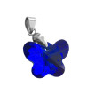 AZUL 18*15MM MARIPOSA DE CRISTAL FACETADO DIJE