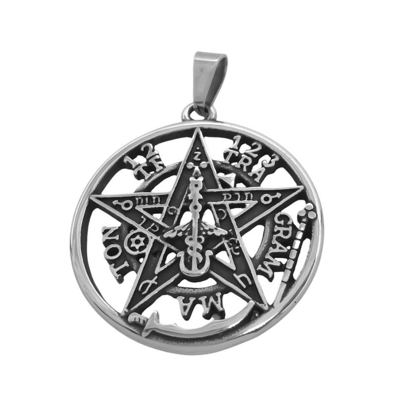 TETRAGRAMMATON M:I2 CALADO BORDE REDONDEADO TETRAGRAMATON DIJE