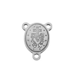 17*21MM CENTRO ROSARIO MEDALLA MILAGROSA DIJE