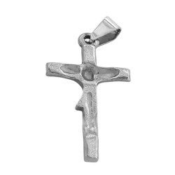 CRUZ C/ CRISTO EN RELIEVE RECTA 17*29MM DIJE