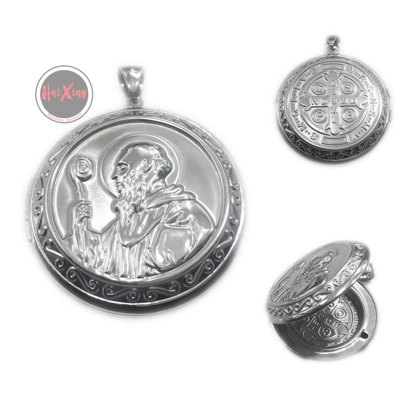 30MM RELICARIO SAN BENITO PERFIL DIJE