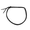 HILO NEGRO OJAL ANCHO 5MM-25CM REGULABLE PULSERA / TOBILLERA