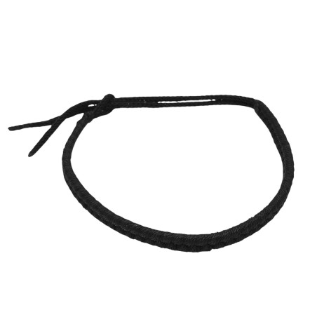 HILO NEGRO OJAL ANCHO 5MM-25CM REGULABLE PULSERA / TOBILLERA