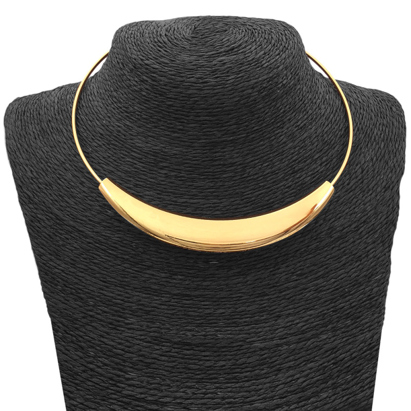 DORADO FANTASIA FINA LINEA C/ GROSOR INFERIR TIPO CHOKER GARGANTILLA