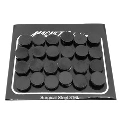 NEGRO BLISTER 10MM x24 CIRCULOS IMANTADOS FALSO EXPANSOR ARO