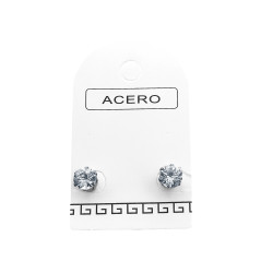 1 PAR 6MM CUBIC ZIRCON AROS