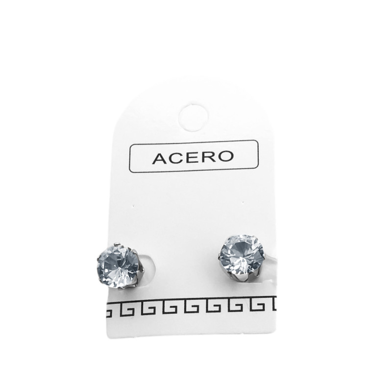 1 PAR 8MM CUBIC ZIRCON AROS