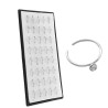 BLISTER x40 ARGOLLITA O ARO C/ STRASS CRISTAL DE NARIZ NOSE STUO PIERCING
