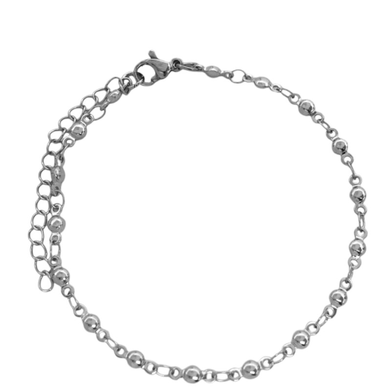 BOLITAS 3MM-18CM+5CM REGULACION PULSERA TOBILLERA