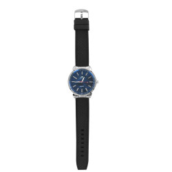 REDONDO HOMBRE CUADRANTE AZUL DISEÑO MINIMALISTA RELOJ