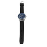 REDONDO HOMBRE CUADRANTE AZUL DISEÑO MINIMALISTA RELOJ