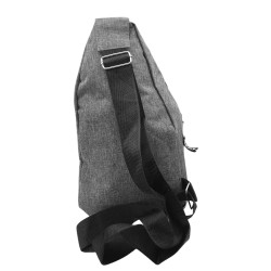 GRIS MORRAL BANDOLERA CRUZADA UNISEX URBANA