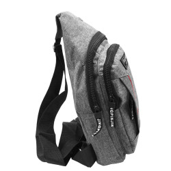 GRIS MORRAL BANDOLERA CRUZADA UNISEX URBANA