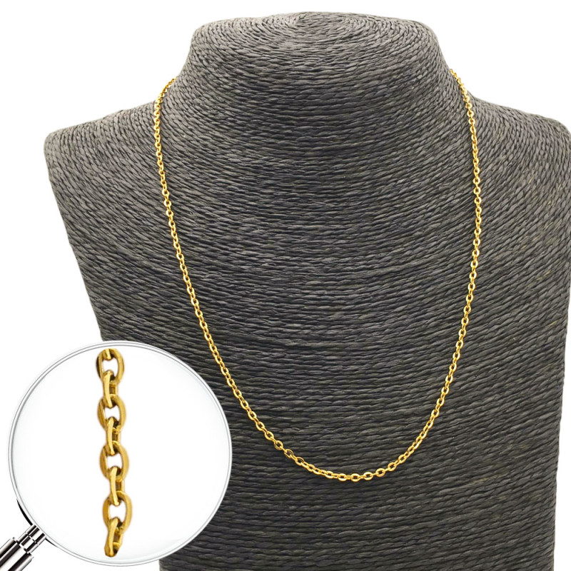 DORADO ESPEJO 0.6 - 55CM ACERO CADENA