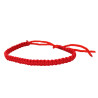 C/ BORDE HILO ROJO OJAL ANCHO 6MM-25CM REGULABLE PULSERA / TOBILLERA