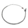 4MM LINEA DE CUBOS C/ STRASS 2MM - 17+3CM  PULSERA