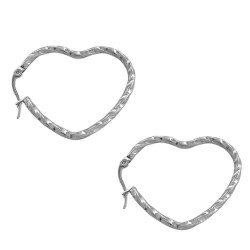 45MM CORAZON RETORCIDA LISA ARGOLLA ARO