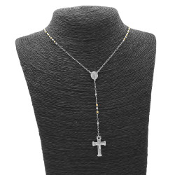 3MM COMBINADO ROSARIO C/ CRUZ CRISTO (UNISEX)