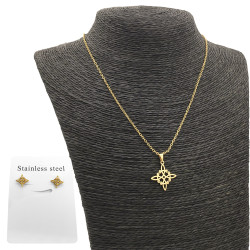 DORADO NUDO DE BRUJA CALADO...