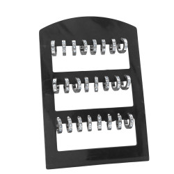 BLISTER X12 PARES BISAGRA C/ TRES STRAS CRISATAL ARO