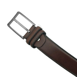 MARRON OSCURO UNISEX CLASICO URBANO CINTURON