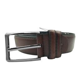 MARRON OSCURO UNISEX CLASICO URBANO CINTURON