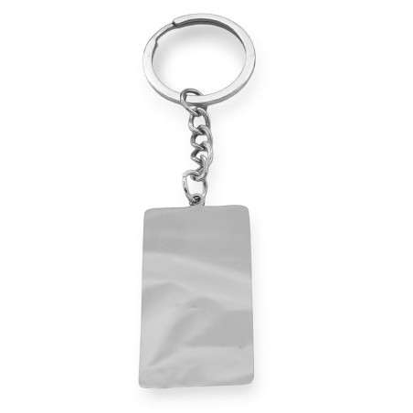 IDENTIFICACION RECTO RECTANGULAR PARA GRABAR LLAVERO