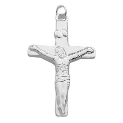 BLANCO 5MM ROSARIO C/ CRUZ C/ CRISTO Y CENTRO DE ROSARIO SOLO CARA DE FRENTE (UNISEX)