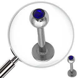 BLISTER x12 MENTON BOLITA C/ STRASS COLORES SURTIDOS PIERCING