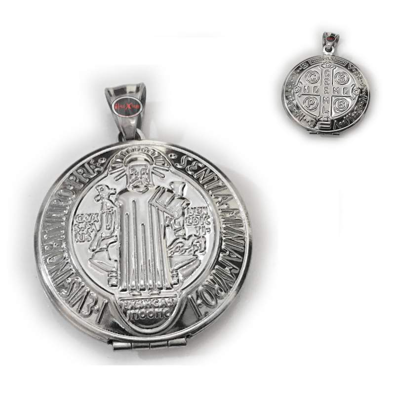 30MM RELICARIO SAN BENITO CUERPO ENTERO DIJE