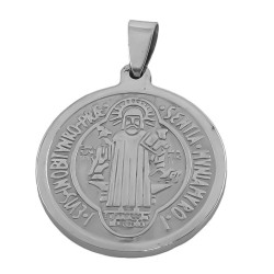 20MM SAN BENITO ENTERO C/ RELIEVE MACIZO DIJE