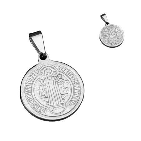 14MM SAN BENITO ENTERO C/ RELIEVE MACIZO DIJE