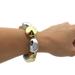 COMBINADA 19MM-19.5CM LIVIANA IRREGULAR ANCHA FANTASIA FINA PULSERA