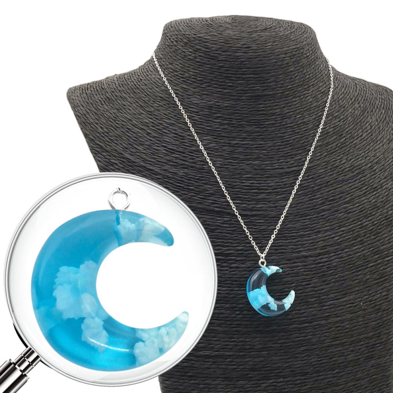 BLANCO LUNA CELESTE C/ CIELO 45CM COLLAR