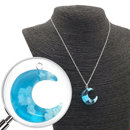 BLANCO LUNA CELESTE C/ CIELO 45CM COLLAR