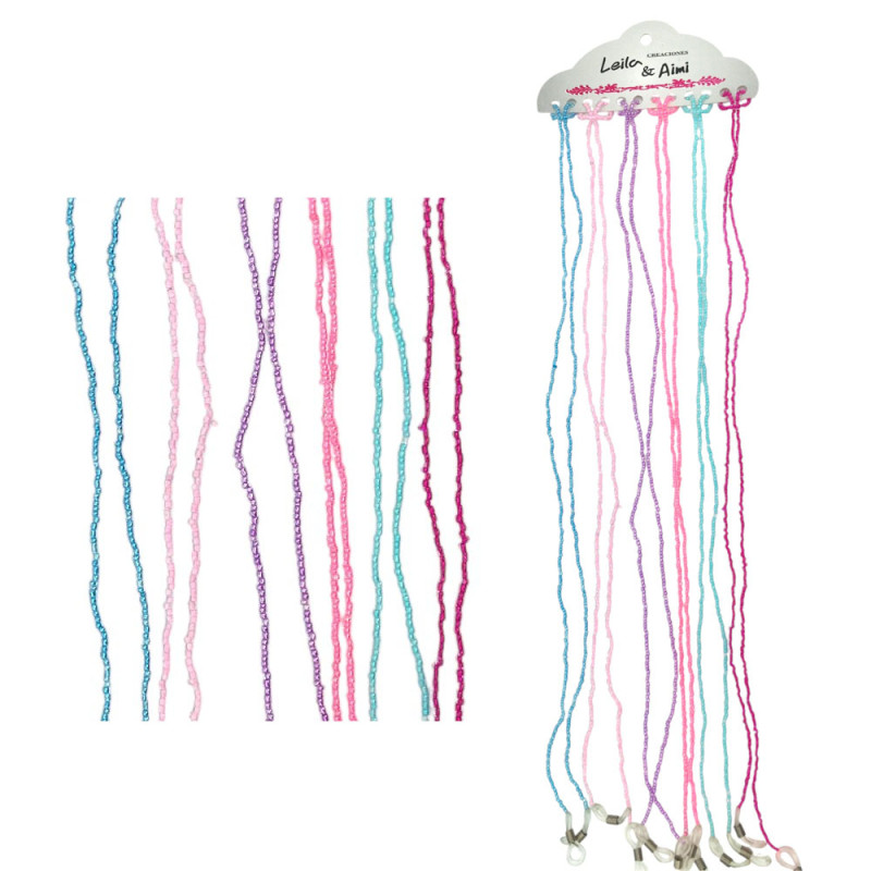 PASTELES X6 COLORES SURTIDOS CORREA SUJETA LENTES