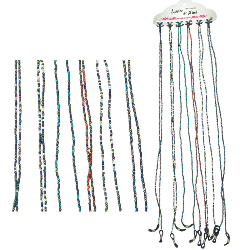 OSCUROS X6 COLORES SURTIDOS CORREA SUJETA LENTES