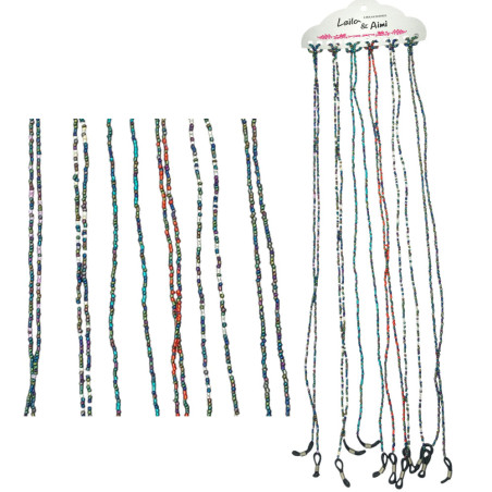 OSCUROS X6 COLORES SURTIDOS CORREA SUJETA LENTES