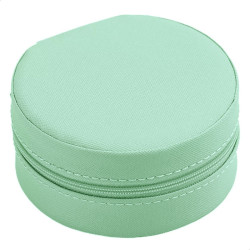 REDONDO VERDE AGUAMARINA ALHAJERO CHICO DE VIAJE O BOLSO CHICO